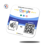 RIVCARD Plaque avis google facebook instagram - NFC sans contact